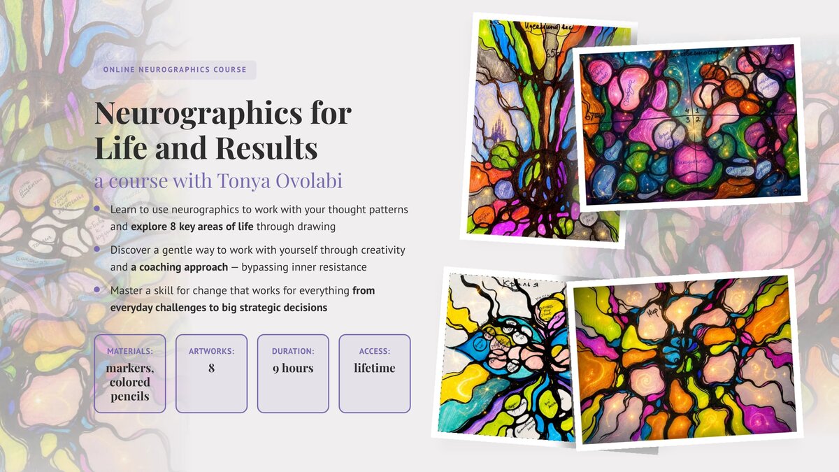 Neurographics for Life and Results with Tonya Ovolabi &mdash; online Neurographics course
