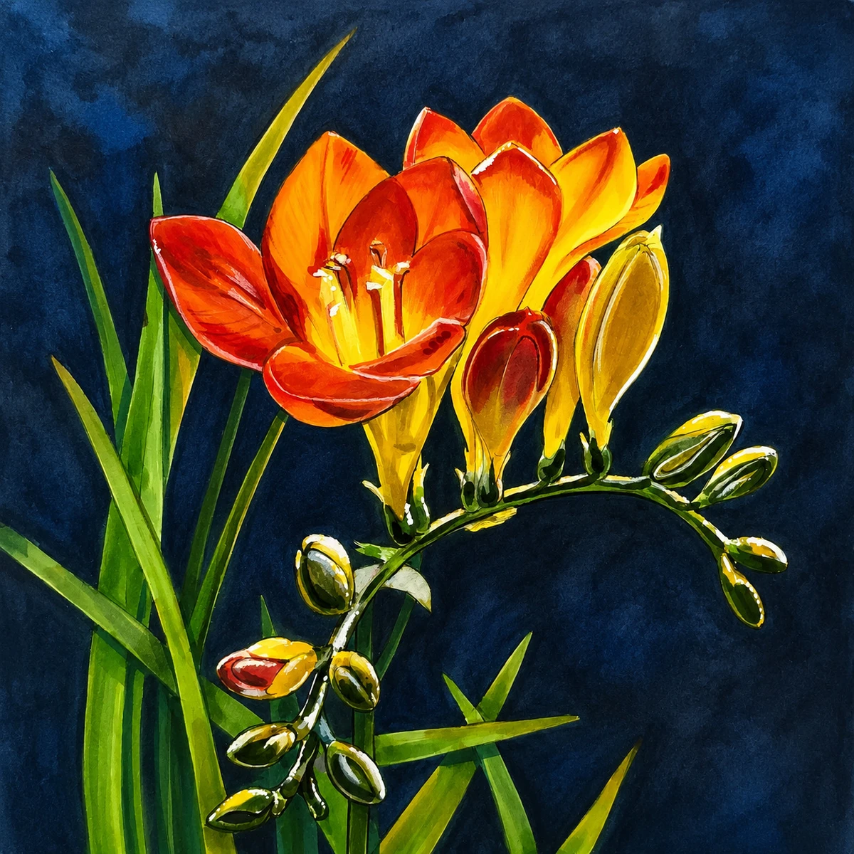 Lesson 10 — Fiery Freesia
