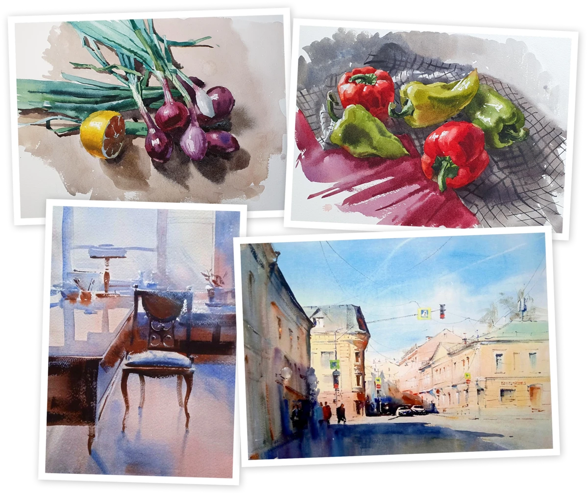 From Still Life to Architecture marathon paintings