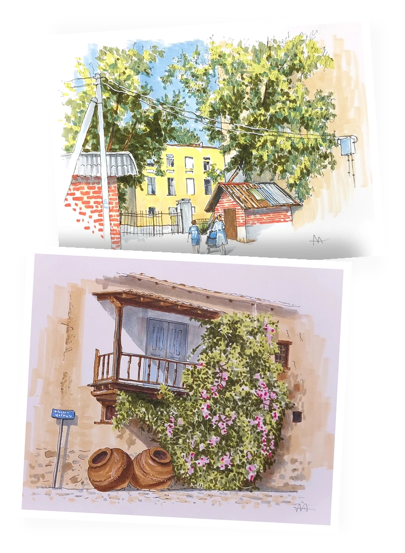 Course collage