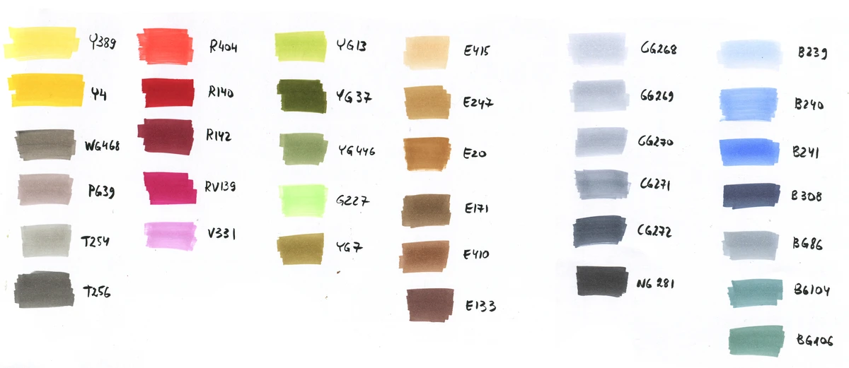 Marker color swatch for the course